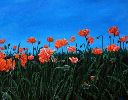 painting called orange poppies