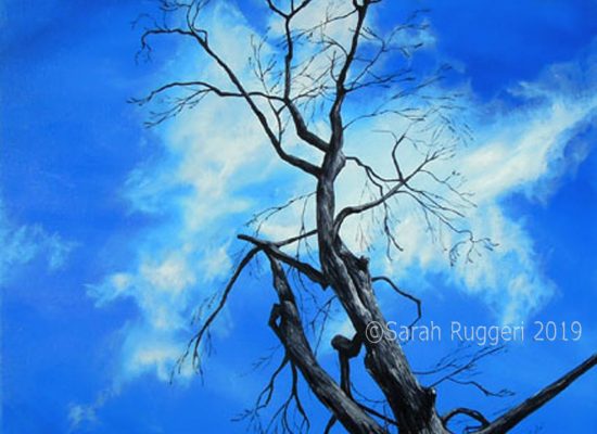 painting called the twisting branches of life