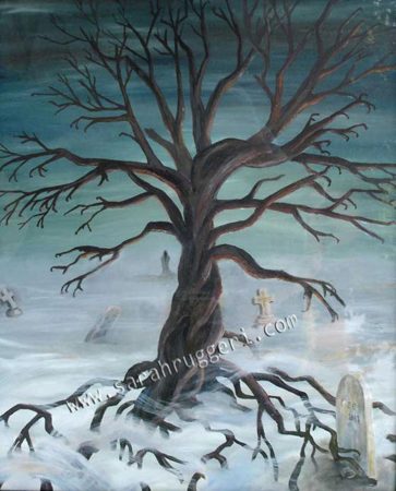 painting called haunted tree